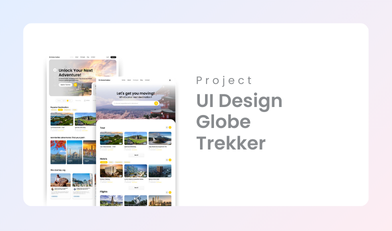 UI Design Globe Trekker - Tour n Travel Website thumbnail