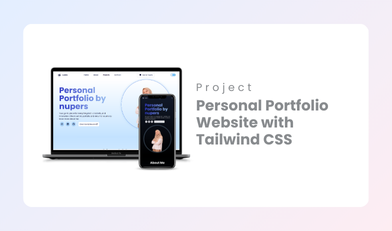 Personal Portfolio Website with Framework Tailwind CSS thumbnail